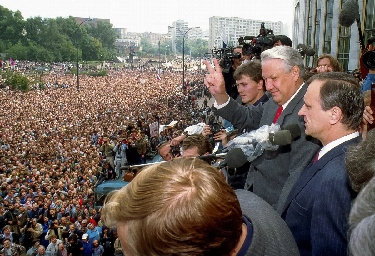 Путч 1991 Ельцин